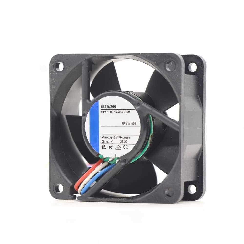 614N/2HH for Fans 24VDC 60 * 60 * 25mm 3-Wire Axial Cabinet Fan