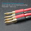 UCINNOVATE 2Pack 4m 13AWG Speaker Cable, Audiophile Grade Speaker Cable with Gold Plated Banana Plugs, Pre-Connected HiFi Copper Speaker Wire bi wired speaker cables for Home Theater (2X 4m / 13.12FT) view 3