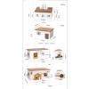 Cable Management Box Cable Storage Box Wooden Hidden Cable Protector Creative TV Computer Cable and Power Strip Storage Box Home Office Line Management for TV Computer Hide Power Strips Cords view 2
