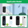 Blink Doorbell Mount, Adjustable (15 to 45 Degrees) Corner Mount,No-Drill Mounting Bracket for Blink Doorbell Camera(1st & 2nd Gen), Wide Viewing Angle Mount,Black view 2