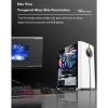 BBNB Gaming Case, Mid - Tower PC Gaming Case M-ATX/ITX - Front I/O USB 3.0 Port - Tempered Glass Side Panell - 8 Fan Position (Color : A, Size : 4 Fans) view 3