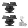 Andoer 2pcs Sports Camera Cold Shoe Mount Adapter with 1/4 Inch Screw Hole Compatible with DJI GoPro Hero 10 9 8 7 view 2