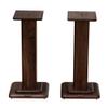 Feet Pair of Speaker Stands Solid Wood Standing Speaker Stands Living Room Bedroom Speaker Stands Suitable for Cinema Living Room (Color : Brown, Size : 28 * 28 * 50cm) view 1