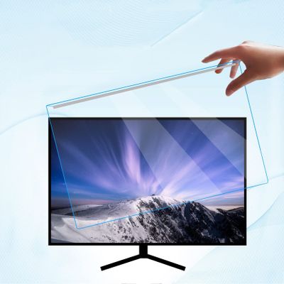 WLWLEO Anti Blue Light Screen Protector Film Desktop Computer Monitors Blue Light Blocking Filter Hanging Acrylic Anti Scratch Protector Panel, Eye Protection,24 inch 16:10/540340mm