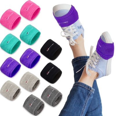 Geyoga Dance Shoe Covers Socks for Dancing on Smooth Floors over Sneakers Protecting Knee(6 Pairs,Multicolor)