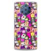 Cavka TPU Case Replacement for Nokia 9 PureView Xr20 1 Plus 8.3 5G 8.1 C30 C01 X10 Print Soft TV Head Robots Cute Anxiety Silicone Geeky Design Clear Anime Flexible Slim fit Lightweight view 1