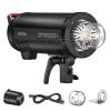 GODOX QT1200IIIM Studio Strobe Flash Light 1200W GN105 1/8000s High Speed Sync Photography Lighting Built in 2.4G Wirless System 40W LED Modeling Bulb LCD Panel with M/Multi/HSS Flash Mode view 1