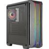 Aerocool SKYLINEV2BK, PC ATX Case, Dual Front Panel LED ARGB, ARGB 12cm Fan, Black view 1