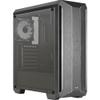 Aerocool SKYLINEV2BK, PC ATX Case, Dual Front Panel LED ARGB, ARGB 12cm Fan, Black view 2
