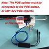 HKBTM Active PoE Splitter 802.3af/at Standard Compliant 100Mbps Gigabit Power Over Ethernet Splitter Adapter for Security IP Camera CCTV Surveillance Device (12V2A DC (Gigabit)) view 2