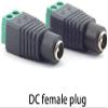 bnc Connector DC BNC Male Female Connector Coax CAT5 Video Balun Adapter Plug for Led Strip Lights CCTV Camera Accessories (2pcs BNC Female) view 2