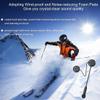 Motorcycle Helmet Bluetooth 5.0 Waterproof Sports Headset Music Control, 80 Hours Playtime, Ultra Thin Earphones for Cycling/Skiing/Riding view 4