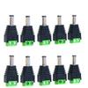 bnc Connector DC BNC Male Female Connector Coax CAT5 Video Balun Adapter Plug for Led Strip Lights CCTV Camera Accessories (10pcs DC Male) view 1