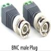 bnc Connector DC BNC Male Female Connector Coax CAT5 Video Balun Adapter Plug for Led Strip Lights CCTV Camera Accessories (2pcs BNC Male) view 2
