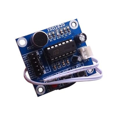 50pcs ISD1820 Recording Module Voice Module Voice Board telediphone Module Board with Microphones + Loudspeaker