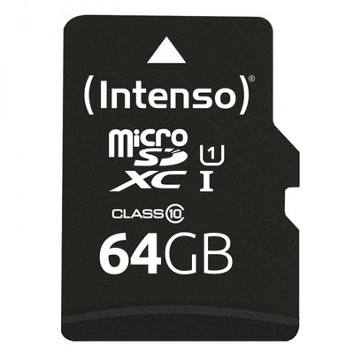 Intenso 64 GB microSDXC UHS-I Performance, 3424490