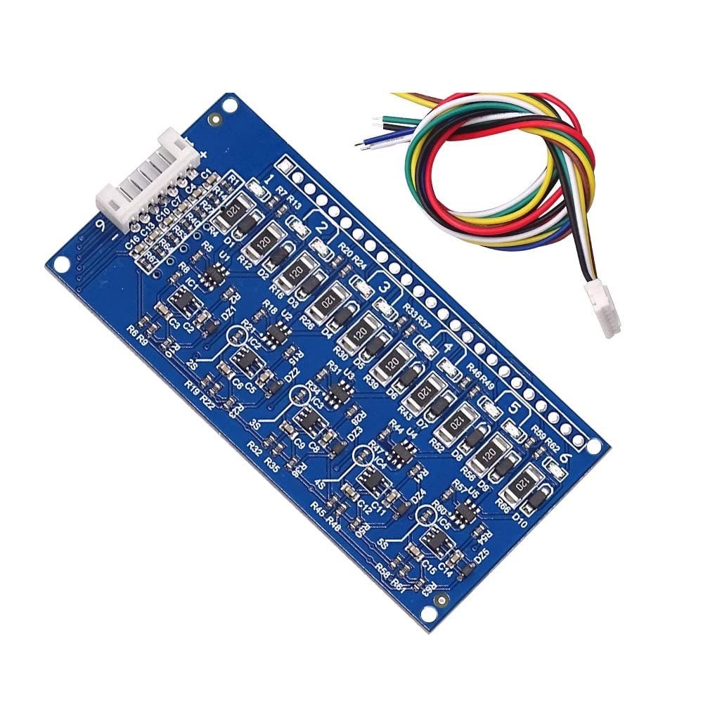 Energy Dissipation Resistance Active Balancer 200mA Voltage Drop 1mV 2S-6S 3S 4S 5S