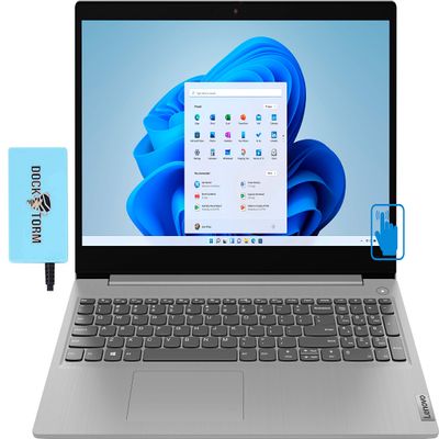 Lenovo IdeaPad 3 15ITL05 Home & Business Laptop (Intel i3-1115G4 2-Core, 12GB RAM, 512GB PCIe SSD + 1TB HDD, 15.6" 60Hz Touch HD (1366x768), Intel UHD, WiFi, Win 11 Home S-Mode) w/Hub
