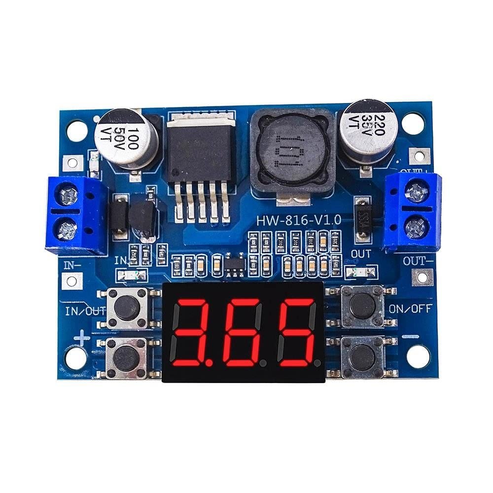 DC-DC LM2596S Adjustable Step-Down 3A Regulated Power Module on-Board Power Supply 5.5/35V to 0/30V