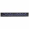 Autotek ATEQ709 4-Band Audio Equalizer with Built-in 2-Way Crossover, 9 Volts, 1/2 DIN, re-amp EQ with Front/Rear Active Crossover, and Selectable 12dB high-Pass Crossover,Black view 4