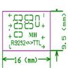 100pcs MCU Mini RS232 MAX3232 Level to TTL Level Converter Board Serial Converter Board Module view 3