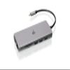 IOGEAR USB-C Triple Display Dock Station - 4K 60Hz - 2 HDMI - 1 DisplayPort - 2 USB 2-2 USB 3 - Ethernet - 3.5mm Audio - USB-C 100W PD - MacBook Pro/Air Thunderbolt 3 - Type C Laptop - GUD3C4K3P view 1