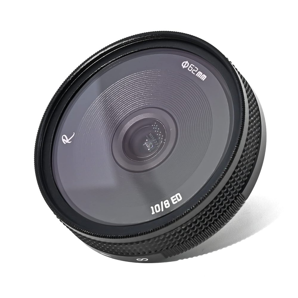 AstrHori 10mm F8 II Ultra Wide Angle Fisheye APS-C Manual Prime Lens with Starburst Effect & Filter Slot Compatible with Leica/Panasonic/Sigma L-Mount Mirrorless Camera TL,TL2(Black)