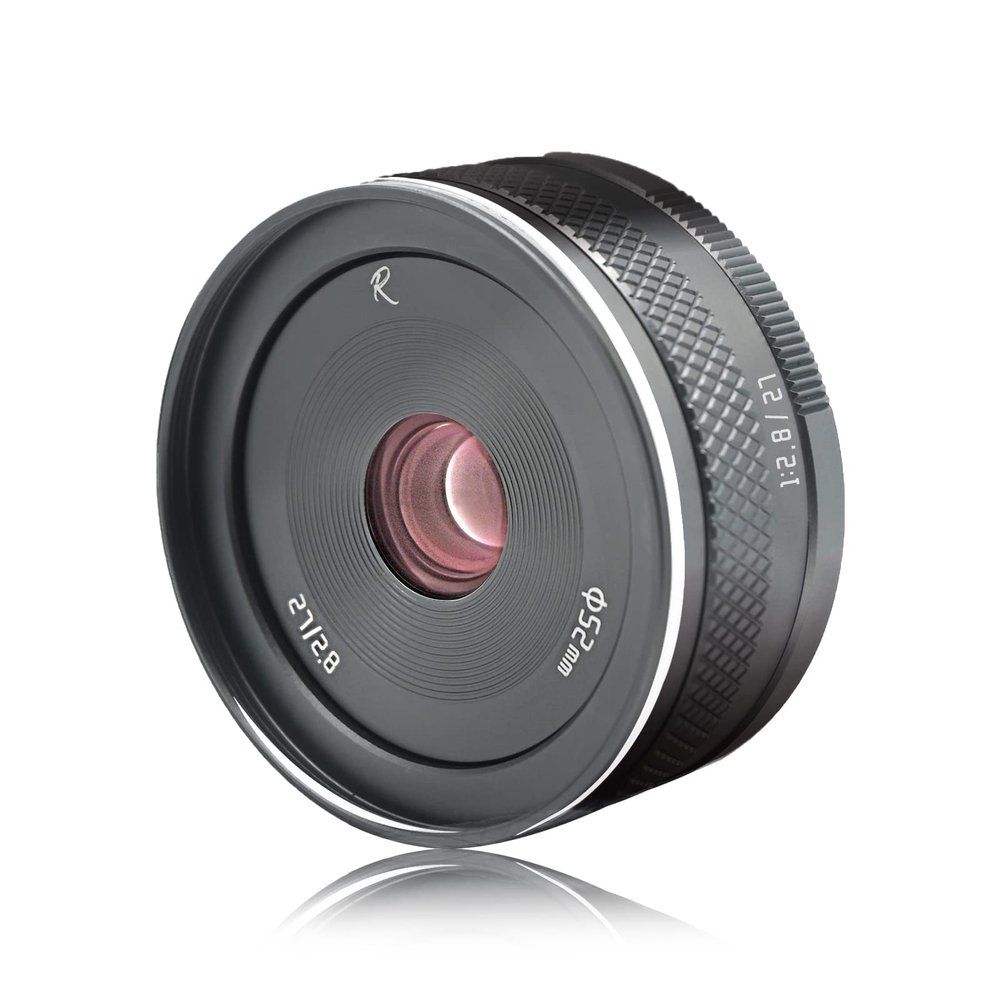 AstrHori 27mm F2.8 II Large Aperture APS-C Manual Inner Focus Prime Lens with Filter Slot Compatible with Fuji Fujifilm X-Mount Mirrorless Camera X-PRO1,X-E1,X-E2,X-E3,X-H1,X-T1,X-T10,X-T2(Grey)