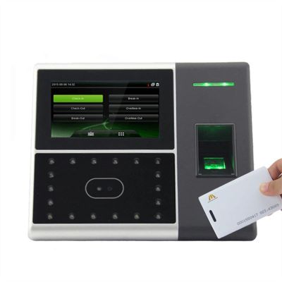 Time Machine Smart Attendance Clock UFace302 TCP/IP Biometric Face Facial Fingerprint Time Attendance and Access Control System Time Recorder Time Clock (Color : IFace302-ID, Plug Type : UK Plug)