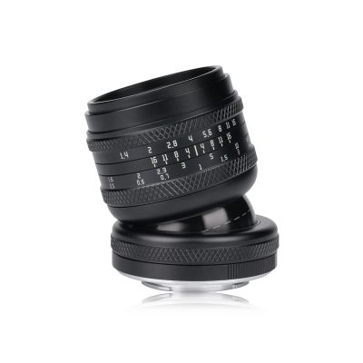 AstrHori 50mm F1.4 Large Aperture Full Frame Manual 2-in-1 Tilt Lens Compatible with Fuji Fujifilm X-Mount Mirrorless Camera X-T2,X-T3,X-T4,X-T20,X-T30,X-T100,X-A1,etc Black