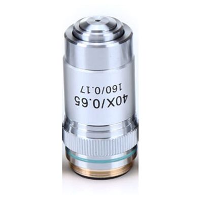 TYZK Microscope Kit 4X 10X 20X 40X 60X 100X Microscope Objective Lens Achromatic Objective Microscope Lens Adapters (Color : 1PC 40X)