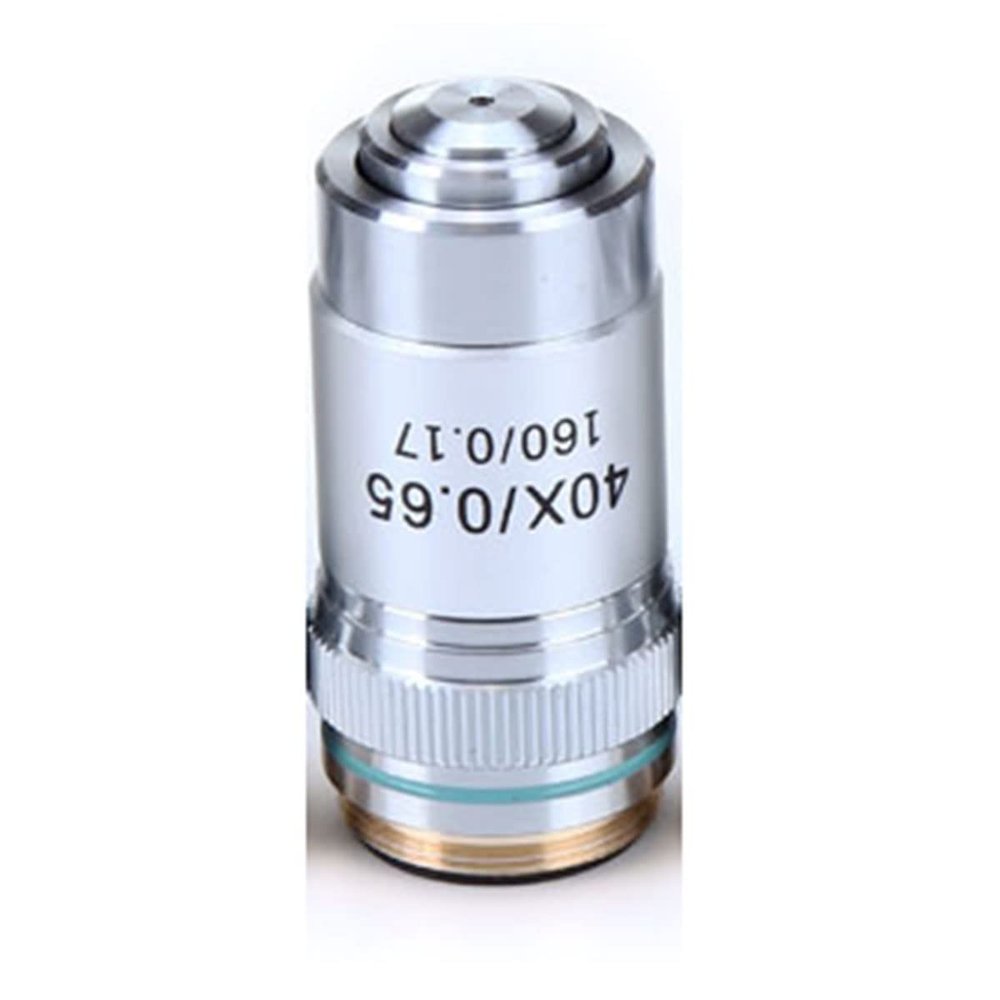 TYZK Microscope Kit 4X 10X 20X 40X 60X 100X Microscope Objective Lens Achromatic Objective Microscope Lens Adapters (Color : 1PC 40X)