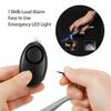 LQMIZ Keychain Set For Women,10pcs Keychain Accessories With Personal Safety Alarm,Silicone Beaded Bracelet,Cotton Tassel,Cute Pom Pom etc.Gift For Her, Black view 3