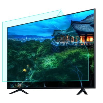 4H Matte LCD TV Screen Protector Anti-Reflection Rate Up to 90%, Anti Blue Light/Anti Glare Filter Film Make The Light Soft Relieve Eye Strain / 50 in 1101 X 620mm / Blue