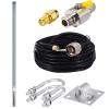 915MHZ LoRa Antenna Gateway 5.8 dbi Long Range Antenna Fiberglass Lorawan Omni Antenna with 16.4ft Antenna Cable Lightning Arrestor for RAK Sprint Nebra Bobcat Syncrob Helium M1 Hotspot HNT Miner view 1