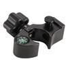 DMITER Aluminum Data Collector Holder  Quick Release Clamps Open Clamp Bracket with Compass, GNSS Accessory Pole Clamp for 32mm/1.25" Poles, T-Style Claw Type Holder for GPS Surveying Equipment view 1