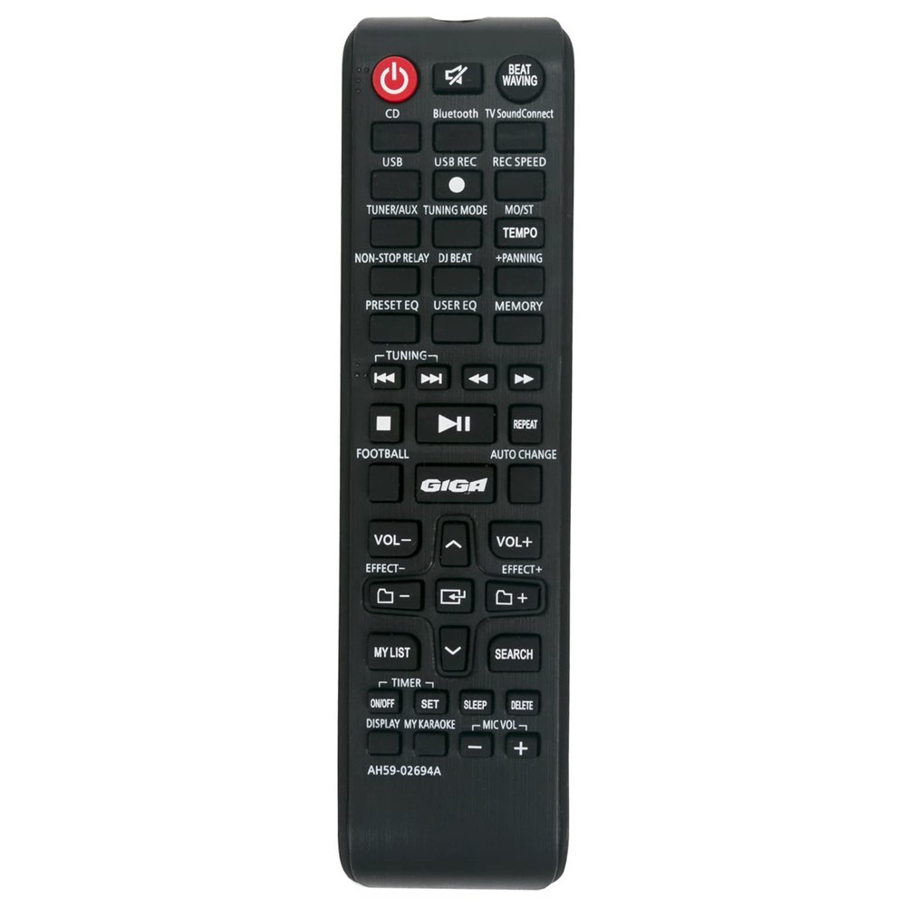 AH59-02694A Replacement Remote Control Commander fit for Samsung MX-JS8000 MX-JS8000/ZA MX-JS9500 MX-JS9500/ZA MX-JS9000 MXJS8000 MXJS9500 MXJS9000 Giga Sound System
