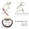 C&L Accessories Bracelet Compatible with Fitbit Versa 3/Fitbit Versa 4/Fitbit Sense 2/Fitbit Sense Bands for Women, Beaded Adjustable Gemstone Replacement Wristband Straps (Rainbow Tiger Eye) view 4