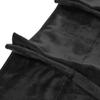 ChadMade Black Velvet Pinch Pleated Home Movie Theater Drape 96 inches Wide Pravicy Protecting for Theater Cinema 96Wx96L, 1 Panel, Warm Black, Leon Collection view 4