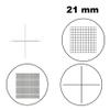 TYZK Microscope Kit 21mm Diameter Microscope Optical Micrometer Eyepiece Cross Ruler Microscope Lens Adapters (Color : MS-1-H01) view 2