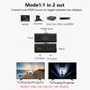 GELRHONR HDTV Switcher, 4K HDTV Splitter 2 Ports Bi-Direction Manual Switch 2 x 1/1 x 2 Passthrough,No External Power Required Supports Ultra HD 4K 3D 1080P for TV Box,DVD,Display,Monitor view 3