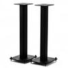 Feet Audio Stands Metal Speaker Floor Stands Living Room Cinema Surround Metal Stands Stable and Non-Wobbly (Color : Black, Size : 23 * 27 * 70cm) view 1