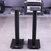 Feet Audio Stands Metal Speaker Floor Stands Living Room Cinema Surround Metal Stands Stable and Non-Wobbly (Color : Black, Size : 23 * 27 * 70cm) view 3