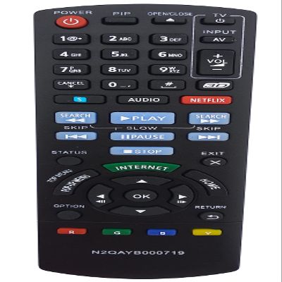 Universal Remote Compatible for Panasonic N2QAYB000719 DMP-BDT220 DMP-BDT120 DMP-BDT221 DMP-BDT320 DMP-BDT500 DMP-BD75 SC-BT35 Blu-Ray DVD Player Remote Control
