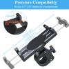 Keuvirya Tablet Holder Mount, Indoor Bike Gym Treadmill Spin Tablet Stand, Clamp Handlebar Mount for Stationary Bicycle, Stroller, Compatible with 4.7-13 iPad Pro, Mini, Air, iPhone view 2