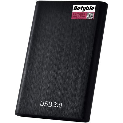 Betyble USB3.0 Portable 2.5 inch External Hard Drive Compatible with Mac, PC, Desktop, Laptop, MacBook (320GB, Black)