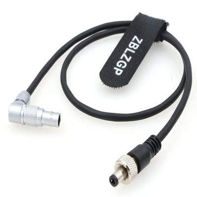 ZBLZGP Rotatable Elbow 2 Pin Male to Locking 2.5 DC Power Cable for ARRI Alexa Classic Z CAM E2 to Atomos Ninja V PIX-E5 PIX-E5H PIX-E7