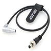 ZBLZGP Rotatable Elbow 2 Pin Male to Locking 2.5 DC Power Cable for ARRI Alexa Classic Z CAM E2 to Atomos Ninja V PIX-E5 PIX-E5H PIX-E7 view 1