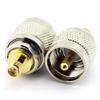 Envistia PL-259 UHF Male Plug to SMA Female Jack RF Adapter Barrel Coaxial Connector view 1