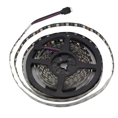 GSYFDZSWZX Fengyan Landscape Lights 5M Led Strip Light Black PCB 5050 RGB 12V 300leds Flexible Strip String Waterproof Led Ribbon Tape Lamp Home Decoration Light LED Street Lamp